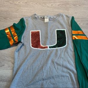 University of Miami sweatshirt